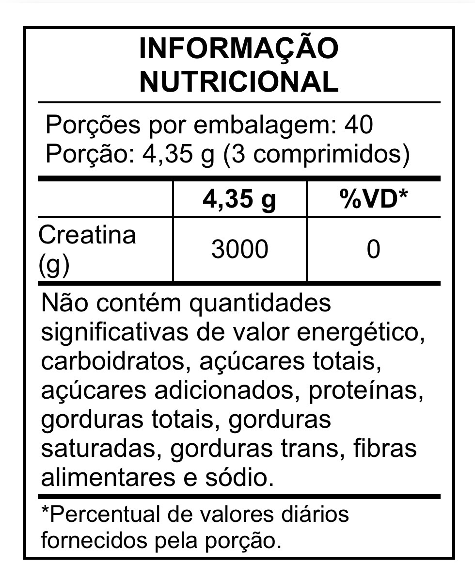Creatina Growth 120 caps - Creapure