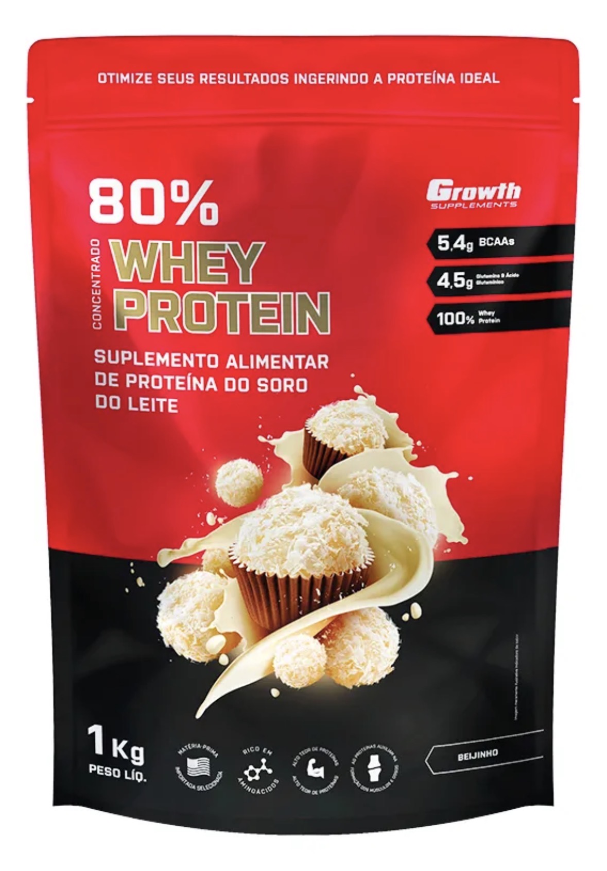 Whey Growth 1Kg - Beijinho