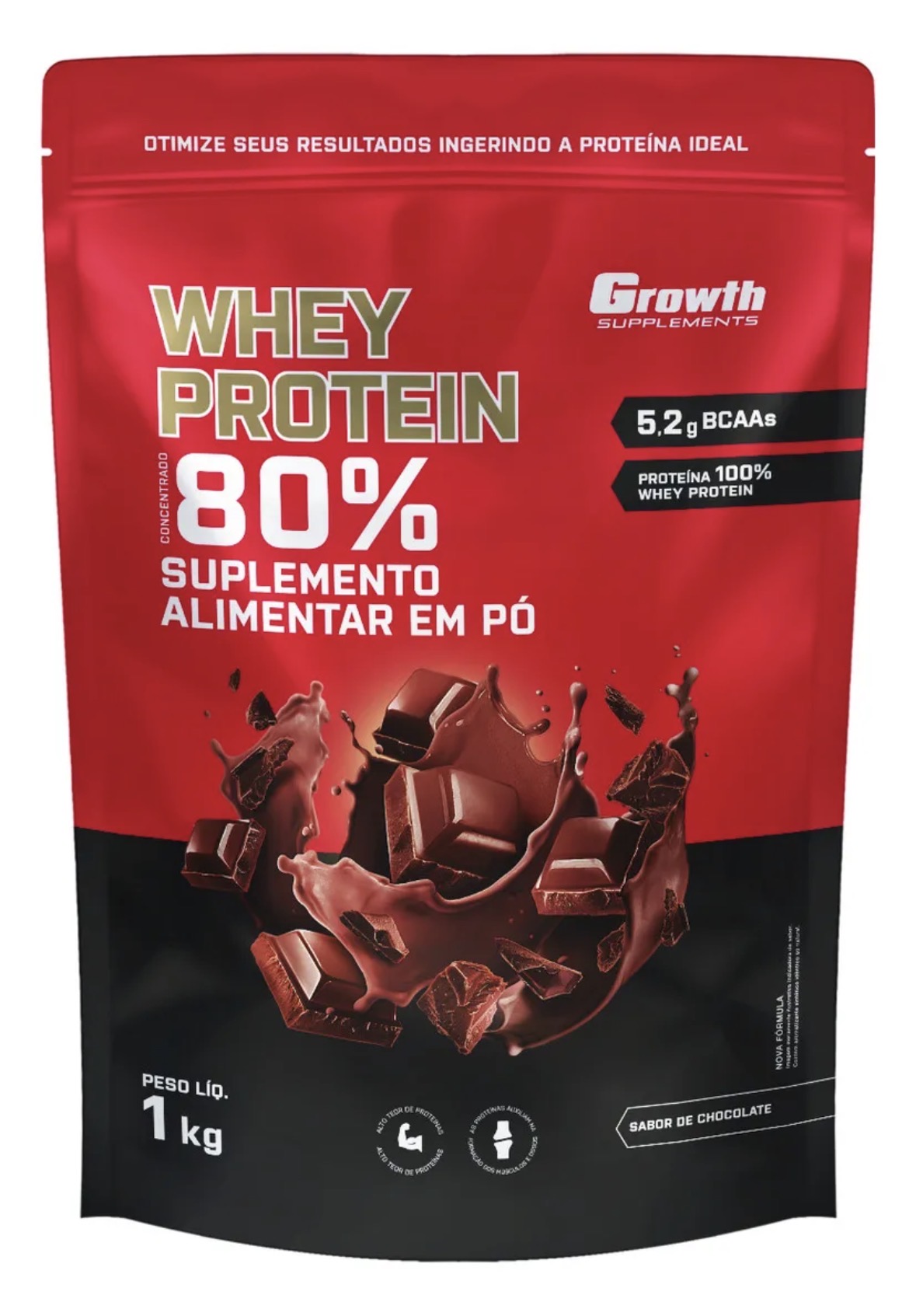 Whey Growth 1Kg - Chocolate