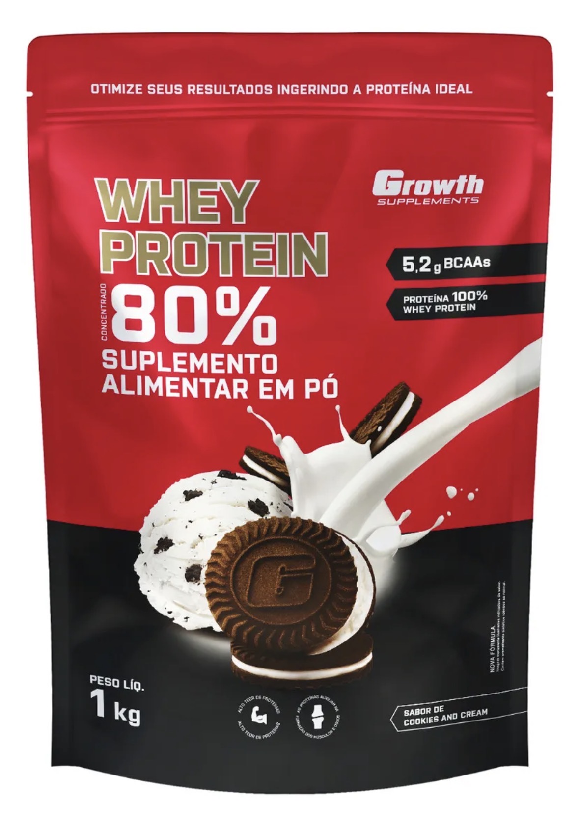 Whey Growth 1Kg - Cookies