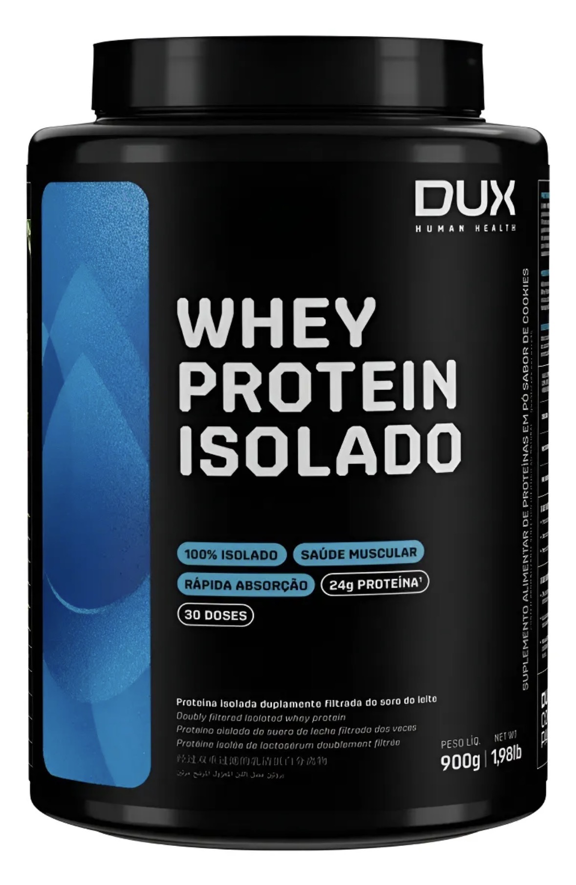 Whey Dux Isolado 900g - Chocolate branco