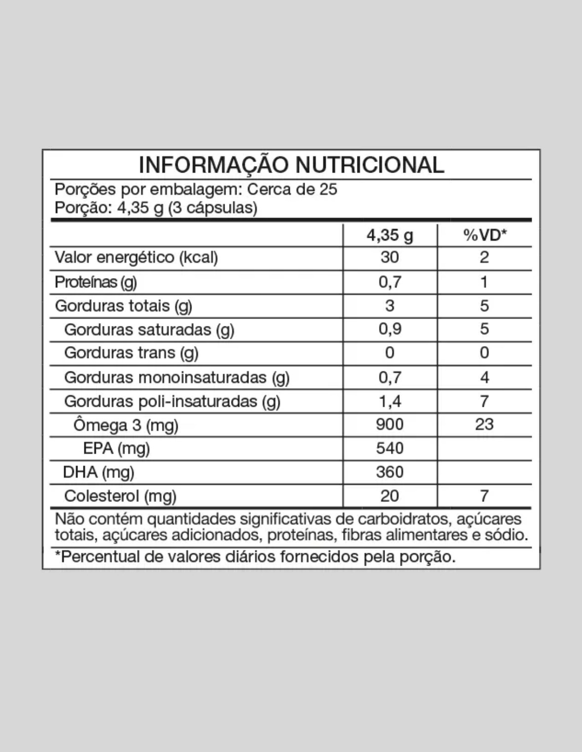 Ômega 3 Growth - 75 caps