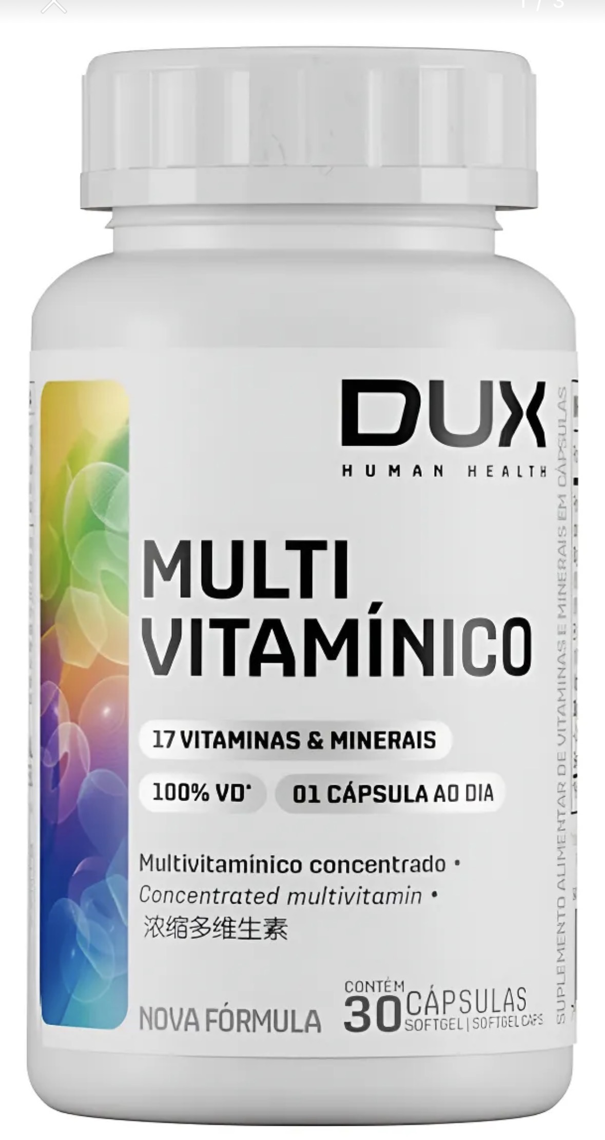 Multi vitamínico Dux 30 caps