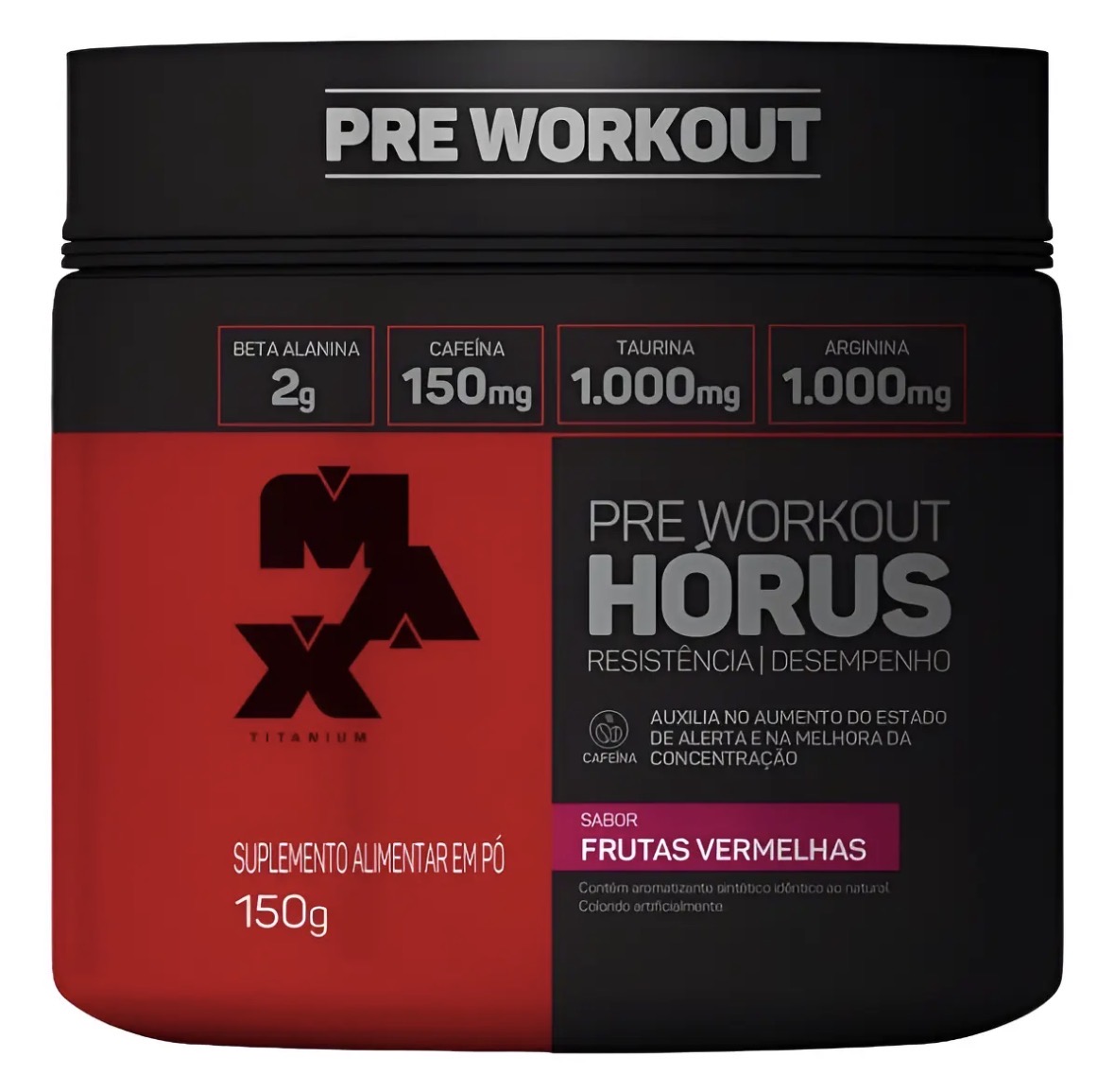 Horus - Pré Treino (150g) Max Titanium